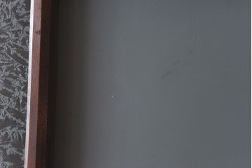 大正ロマン　シックな色合いが上品な印象のガラス戸(ガラス引き戸、引き戸、建具)