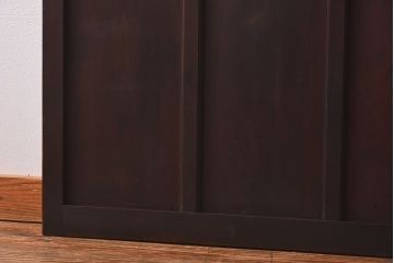 大正ロマン　シックな色合いが上品な印象のガラス戸(ガラス引き戸、引き戸、建具)