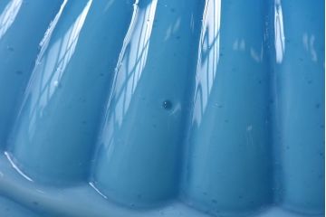 レトロな雰囲気漂う青色のシェード(電笠、天井照明)