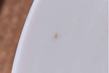 和製アンティーク　柔らかな雰囲気の白い平笠シェードが魅力のペンダントライト(天井照明、吊り下げ照明)(1)