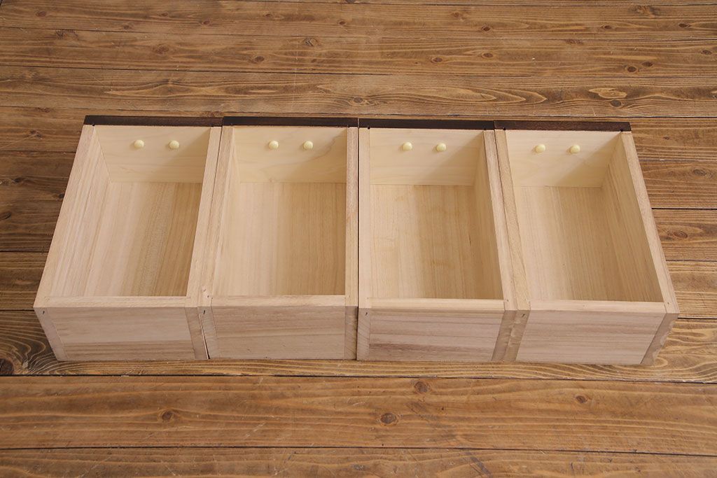 民芸家具　和モダンな雰囲気漂う水屋サイドボード(テレビボード、食器棚)