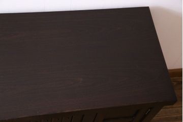 民芸家具　和モダンな雰囲気漂う水屋サイドボード(テレビボード、食器棚)