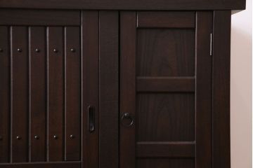 民芸家具　和モダンな雰囲気漂う水屋サイドボード(テレビボード、食器棚)