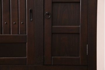 民芸家具　和モダンな雰囲気漂う水屋サイドボード(テレビボード、食器棚)