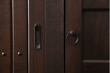 民芸家具　和モダンな雰囲気漂う水屋サイドボード(テレビボード、食器棚)