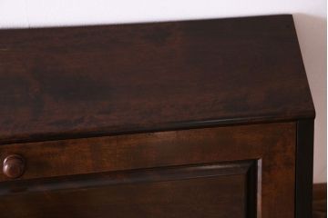 中古美品　松本民芸家具　H型ボールフットライティングビューロー(ワークデスク、在宅ワーク、在宅用)(1)