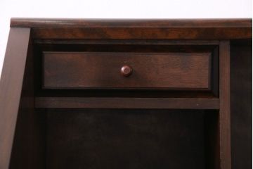 中古美品　松本民芸家具　H型ボールフットライティングビューロー(ワークデスク、在宅ワーク、在宅用)(1)