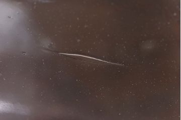 アンティーク雑貨　昭和レトロ　味わい深い風合いのオリエンタルカレーのガラスビン(角瓶)