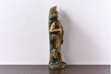 アンティーク雑貨　北村西望作 不動明王ブロンズ像 (箱付)