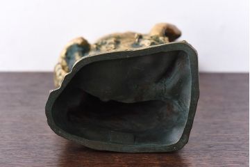 アンティーク雑貨　北村西望作 不動明王ブロンズ像 (箱付)