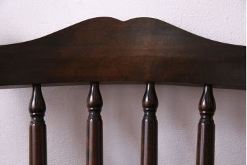 中古美品　北海道民芸家具　HM626 挽き物装飾が美しいウィンザーチェア(椅子、ダイニングチェア、ワークチェア、ウインザーチェア)(定価約7万円)(2)