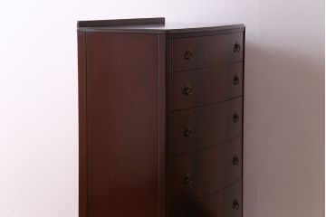 アンティーク家具　イギリスアンティーク　艶やかなマホガニー材が魅力のチェスト(引き出し、ドロワー)