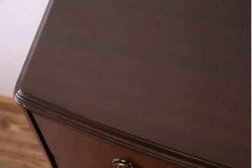 アンティーク家具　イギリスアンティーク　艶やかなマホガニー材が魅力のチェスト(引き出し、ドロワー)