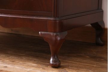 アンティーク家具　イギリスアンティーク　艶やかなマホガニー材が魅力のチェスト(引き出し、ドロワー)