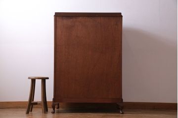 アンティーク家具　イギリスアンティーク　艶やかなマホガニー材が魅力のチェスト(引き出し、ドロワー)