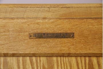 レトロ家具　昭和レトロ　ネームプレート付き 便利なカードケース(引き出し、チェスト、ドロワー、図書館、図書室)