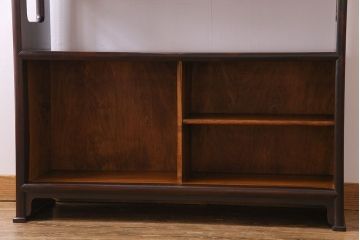 中古美品　松本民芸家具　上質な221型クズ布茶タンス2(定価約21万8千円)(1)