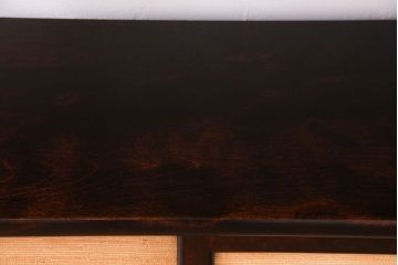 中古美品　松本民芸家具　上質な221型クズ布茶タンス2(定価約21万8千円)(1)