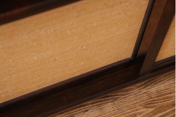 中古美品　松本民芸家具　上質な221型クズ布茶タンス2(定価約21万8千円)(1)