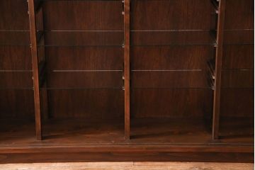 アンティーク家具　組子の書院戸を使用した和の雰囲気を高めるオリジナルキャビネット(戸棚、飾り棚)