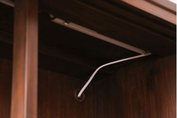 アンティーク家具　組子の書院戸を使用した和の雰囲気を高めるオリジナルキャビネット(戸棚、飾り棚)