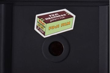 アンティーク雑貨　ビンテージカメラ　ケース付き　フジフィルム(富士フィルム)　FUJIPET(フジペット)EE