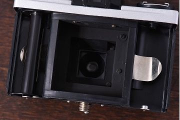 アンティーク雑貨　ビンテージカメラ　ケース付き　フジフィルム(富士フィルム)　FUJIPET(フジペット)EE