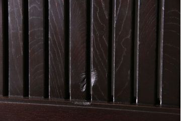 和製アンティーク　総ケヤキ材　堂々とした佇まいの富山蔵戸(引き戸、建具、玄関戸)