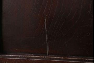 和製アンティーク　総ケヤキ材　堂々とした佇まいの富山蔵戸(引き戸、建具、玄関戸)