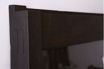 和製アンティーク　総ケヤキ材　堂々とした佇まいの富山蔵戸(引き戸、建具、玄関戸)