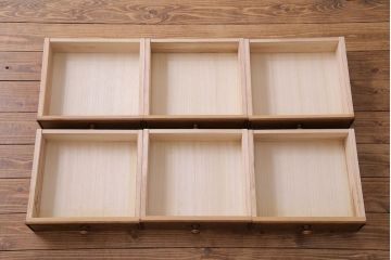 中古　旭川家具　勇峰工芸　フローラシリーズ　ナラ材サイドボード(戸棚、リビングボード)