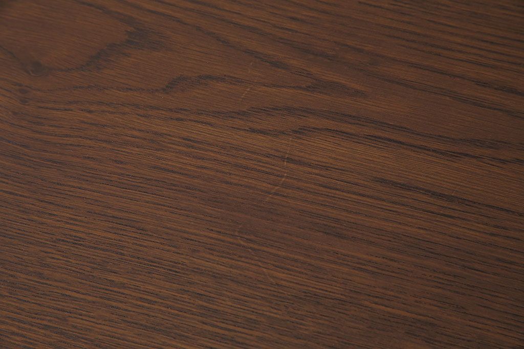 中古　旭川家具　勇峰工芸　フローラシリーズ　ナラ材サイドボード(戸棚、リビングボード)