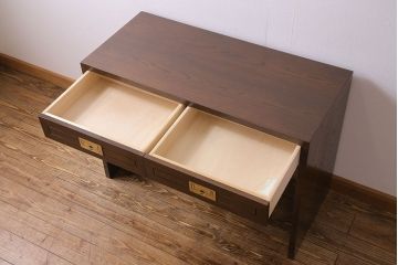 中古　カリモク　domani(ドマーニ)　Morganton(モーガントン) デスク(机、在宅ワーク、在宅用平机、在宅ワーク、在宅用ワークデスク)(定価約12万8千円)