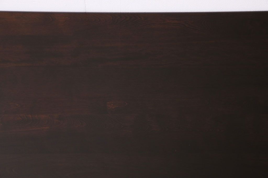 ビンテージ　北海道民芸　#485　細身の脚が美しいダイニングテーブル