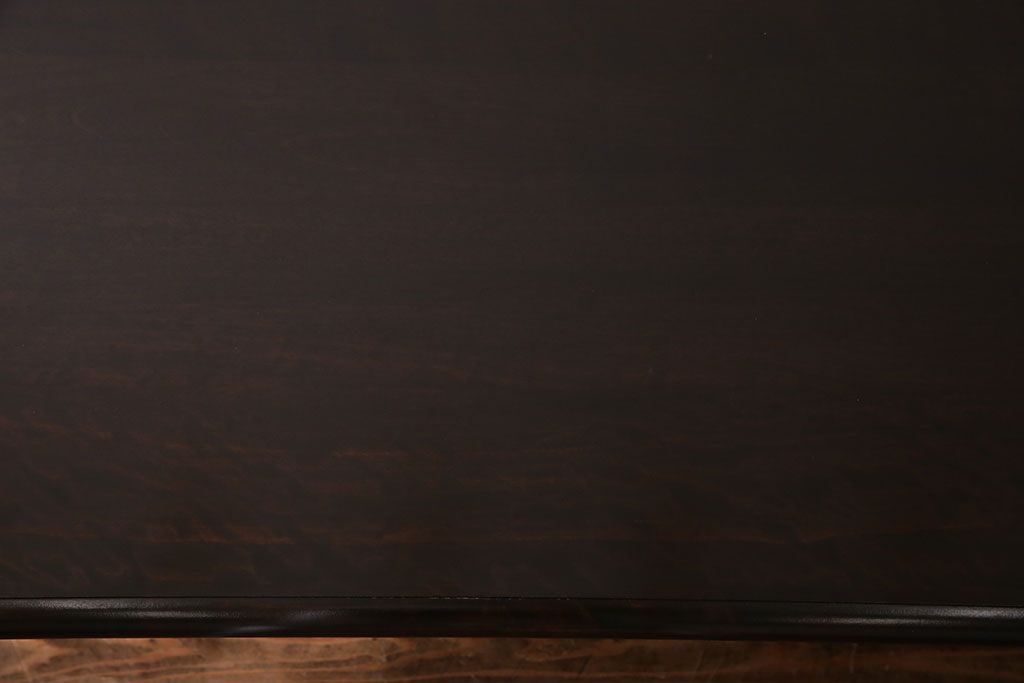 ビンテージ　北海道民芸　#485　細身の脚が美しいダイニングテーブル