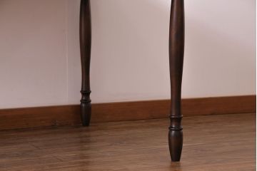 ビンテージ　北海道民芸　#485　細身の脚が美しいダイニングテーブル