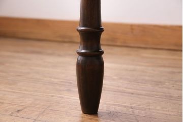 ビンテージ　北海道民芸　#485　細身の脚が美しいダイニングテーブル