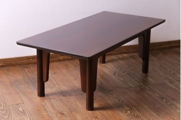 中古　松本民芸家具　#203型　ローテーブル(茶卓、センターテーブル)(1)(定価約15万円)