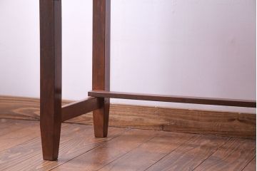 レトロ家具　昭和レトロ　スリムなサイズが使いやすい片袖デスク(平机、在宅ワーク、在宅用デスク、コンソールテーブル、サイドテーブル)