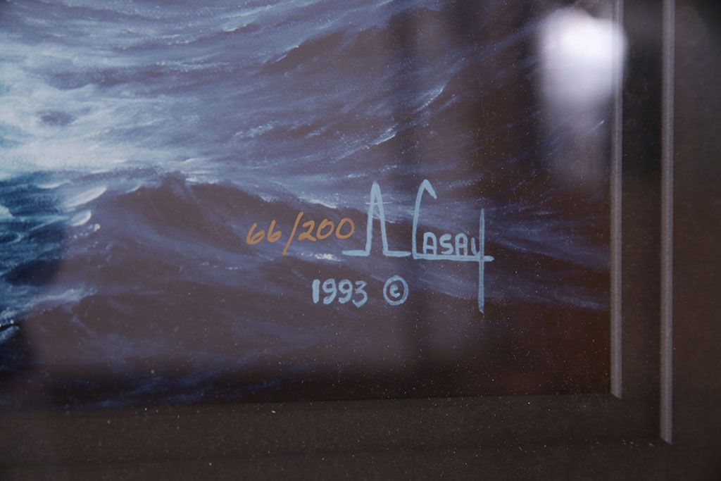 アンティーク雑貨 Anthony CASAY(アンソニー・キャセイ) 66/200 ゴールデンテール