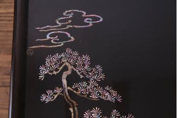 アンティーク家具　韓国　螺鈿細工　座卓テーブル(ローテーブル、センターテーブル)