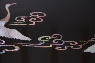 アンティーク家具　韓国　螺鈿細工　座卓テーブル(ローテーブル、センターテーブル)