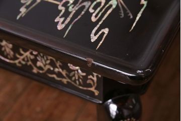 アンティーク家具　韓国　螺鈿細工　座卓テーブル(ローテーブル、センターテーブル)
