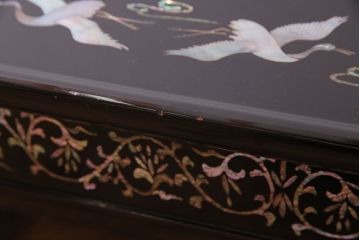 アンティーク家具　韓国　螺鈿細工　座卓テーブル(ローテーブル、センターテーブル)