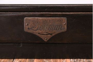 アンティーク雑貨　和製アンティーク　シックな雰囲気漂う木製レジスター(キャッシャー、金銭登録器)