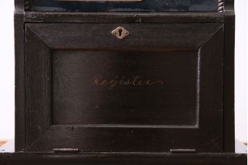 アンティーク雑貨　和製アンティーク　シックな雰囲気漂う木製レジスター(キャッシャー、金銭登録器)