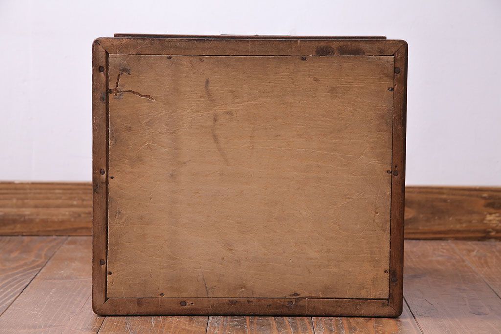 アンティーク雑貨　和製アンティーク　シックな雰囲気漂う木製レジスター(キャッシャー、金銭登録器)