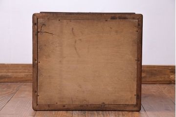 アンティーク雑貨　和製アンティーク　シックな雰囲気漂う木製レジスター(キャッシャー、金銭登録器)