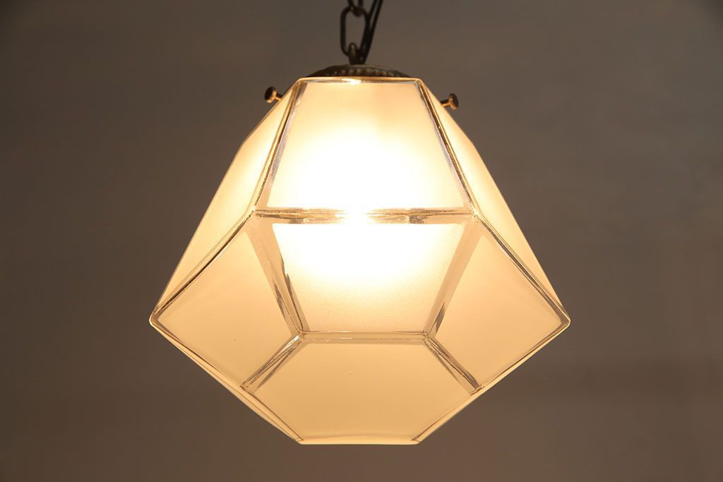 和製アンティーク　上品な雰囲気漂うシェード(天井照明、ペンダントライト)