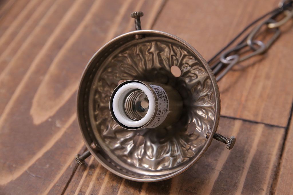 和製アンティーク　上品な雰囲気漂うシェード(天井照明、ペンダントライト)